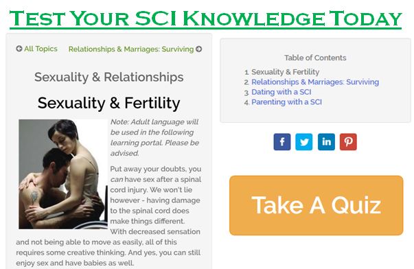 Test Your SCI Knowledge with our SCI Quizzes!