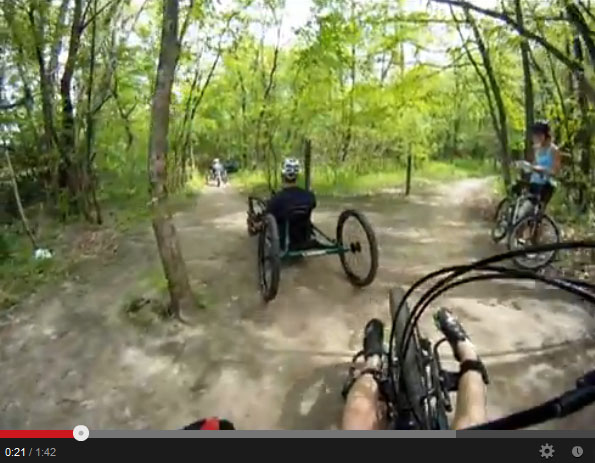 Handcycling into the sunset