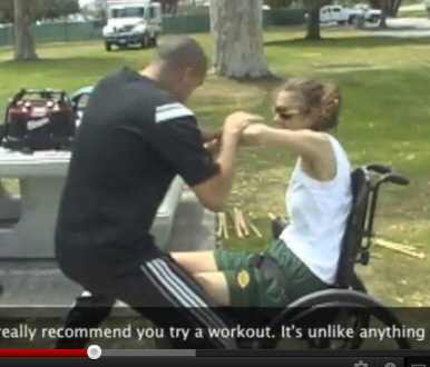 Wheelchair self defense