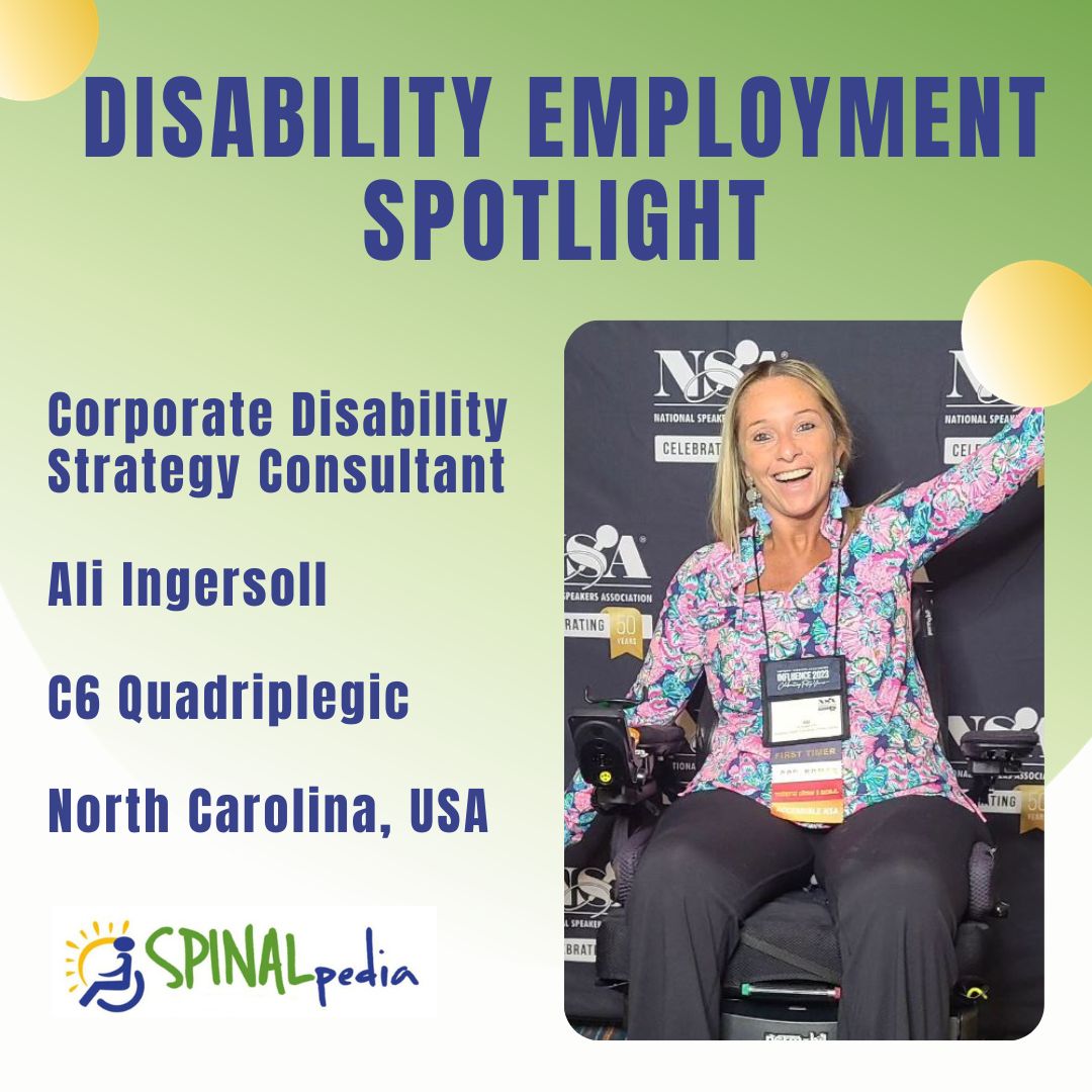 NDEAM Profile: Ali Ingersoll, Corporate Disability Strategy Consultant, Quadriplegic