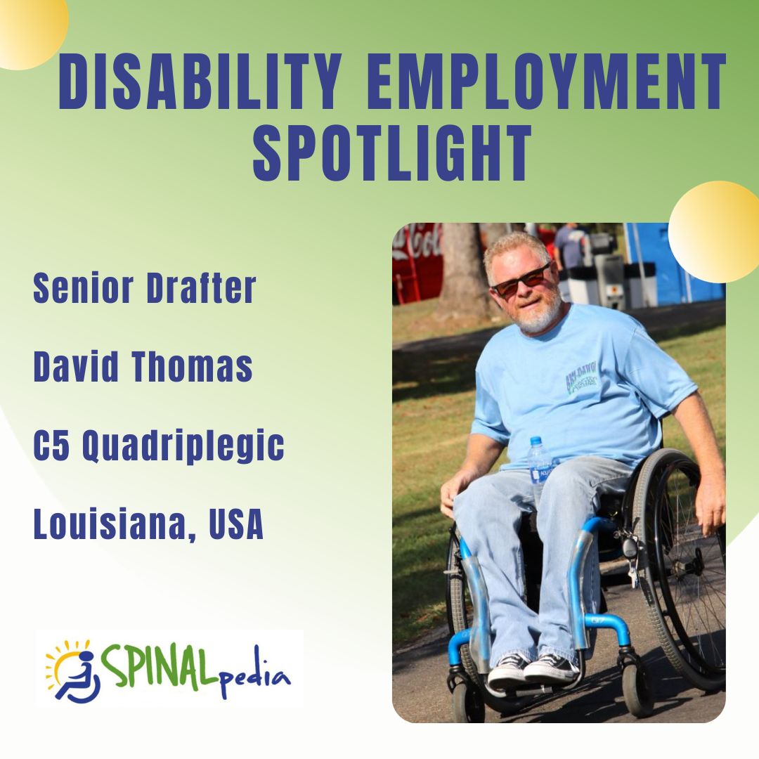 NDEAM Profile: David Thomas, Senior Drafter, Quadriplegic