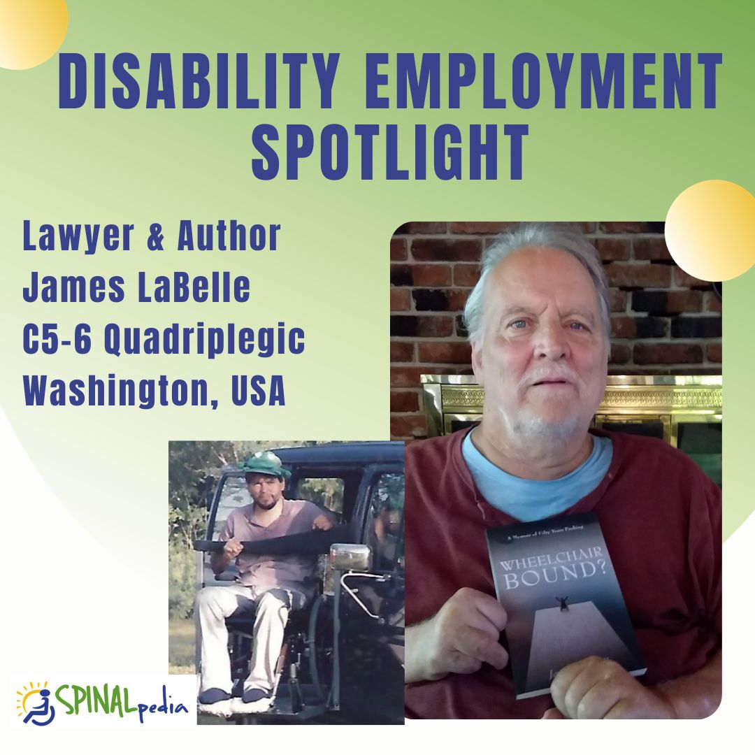 NDEAM Profile: James LaBelle, Lawyer & Author, Quadriplegic