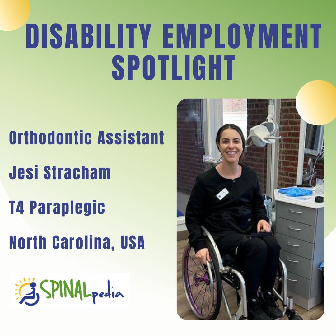 NDEAM Profile: Jesi Stracham, Orthodontic Assistant, Paraplegic