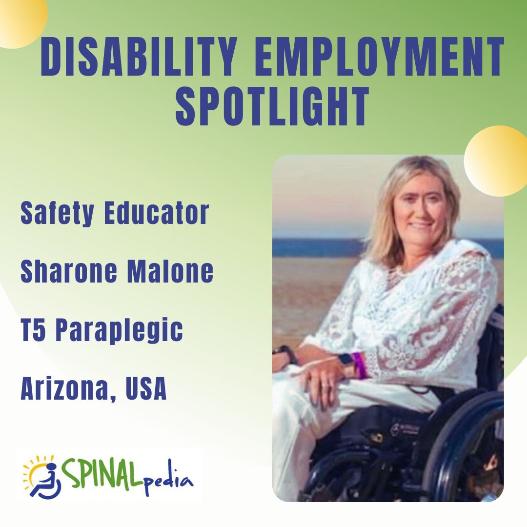 NDEAM Profile: Sharon Malone, Safety Educator, Paraplegic