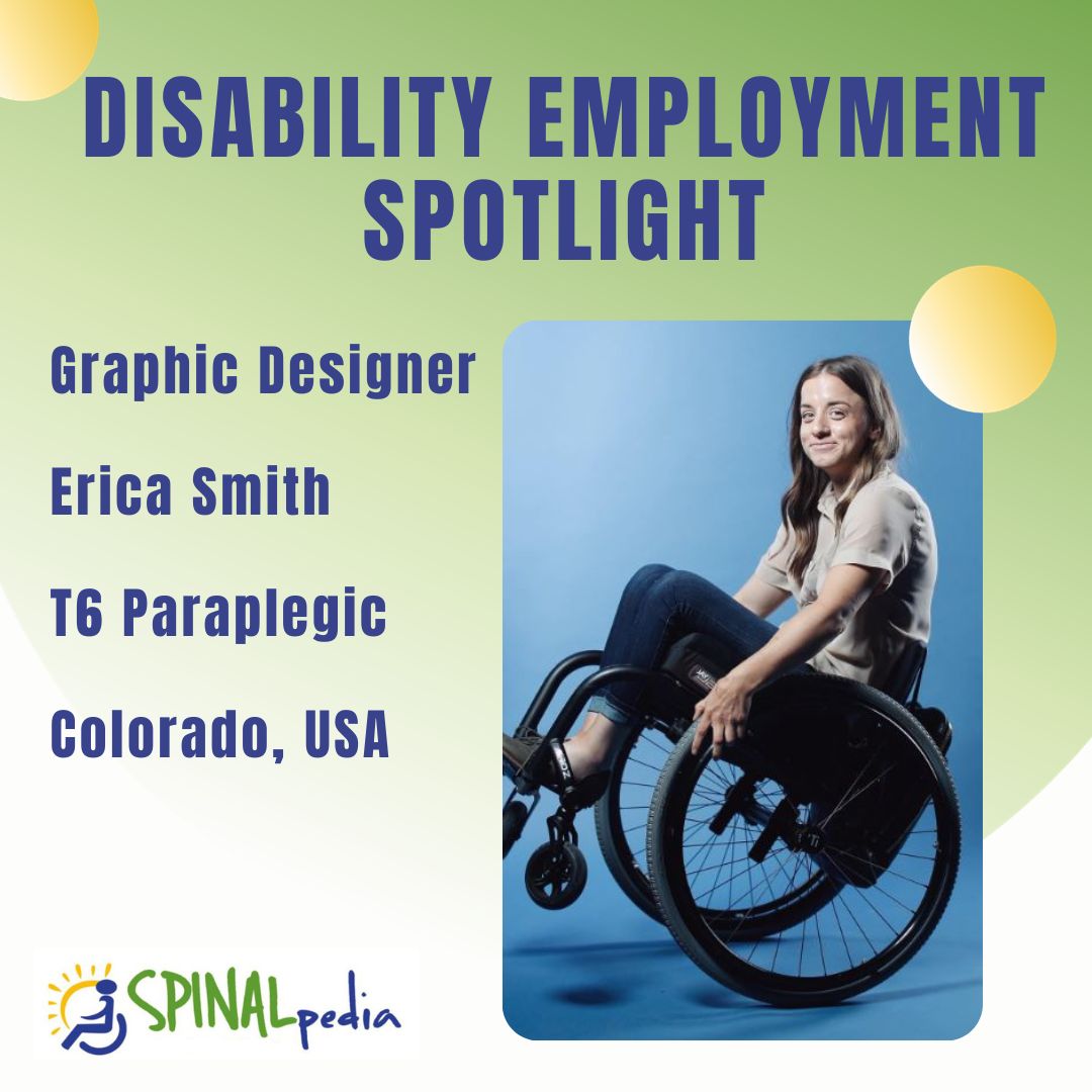 NDEAM Profile: Erica Smith, Graphic Designer & Paraplegic