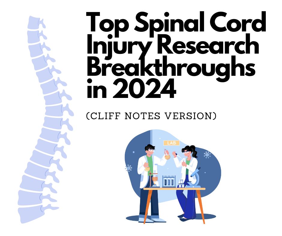 Top Spinal Cord Injury Research Breakthroughs in 2024 (Cliff Notes Version)